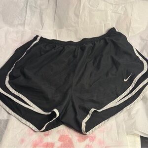 Nike Dri-Fit Tempo Women’s black and white shorts size Medium